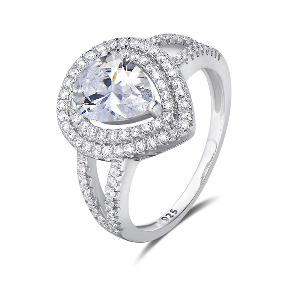 ✨HP✨NWT Sterling Silver Cubic Zirconia Ring